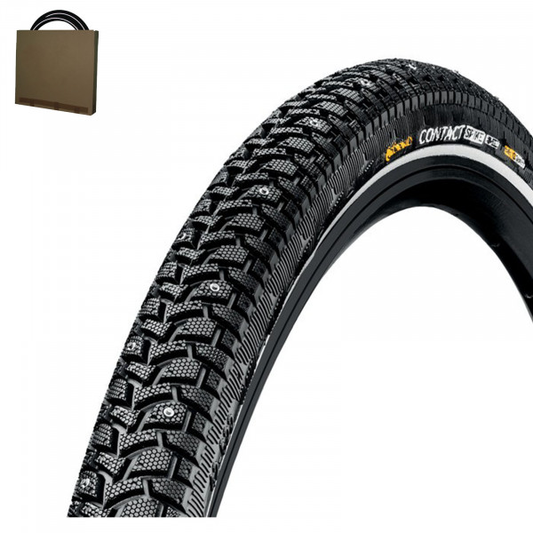 Continental Reifen Contact Spike 28 Zoll schwarz Reflex 120 Spikes