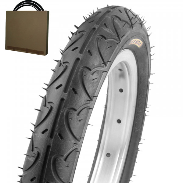 Kenda Kinder Fahrrad Reifen K-909A 12 1/2x1.75 | 47-203 schwarz