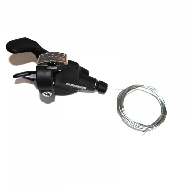 SRAM Trigger-Schalter X4/X3 7-fach rechts schwarz Index 1:1