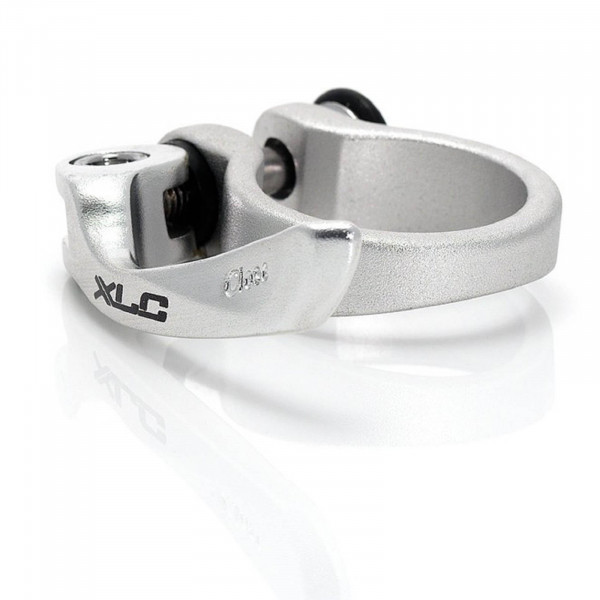 XLC Sattelklemmschelle PC-L01 m. Schnellspanner 31,8mm silber