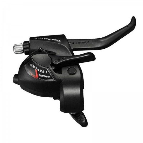 Shimano Schalthebel mit Bremsgriff 8-f. 2-Finger V-Brake schwarz ST-TX800
