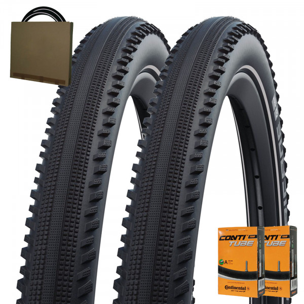 2x Schwalbe Reifen Hurricane DD HS499 29/27,5x2.40 schwarz Reflex mit/ohne Schläuche