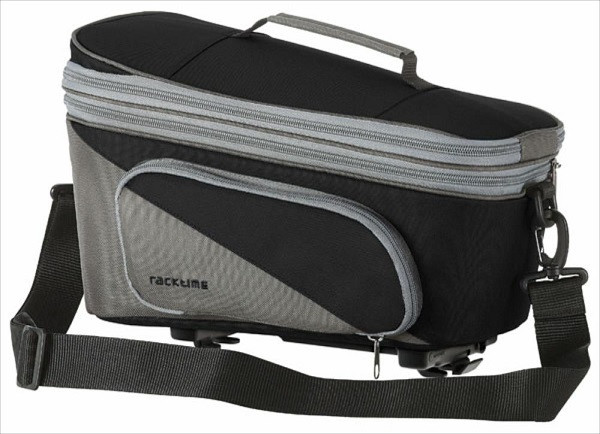Racktime System-Gepäckträgertasche Talis Plus schwarz/grau inkl. Snapit 2.0
