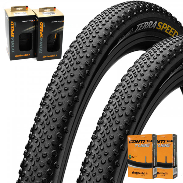 2x CONTINENTAL Falt Reifen Terra Speed ProTection 27,5 - 28 Zoll BlackChili mit/ohne Schläuche