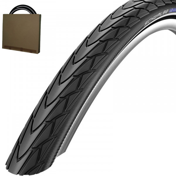 Schwalbe Reifen Marathon Racer HS429 26-28 Zoll RaceGuard schwarz Reflex