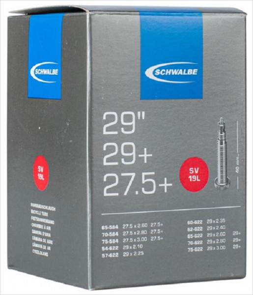 Schwalbe Schlauch 27,5+/28/29+ Zoll 54/75-622 - 65/75-584 Autoventil AV19L