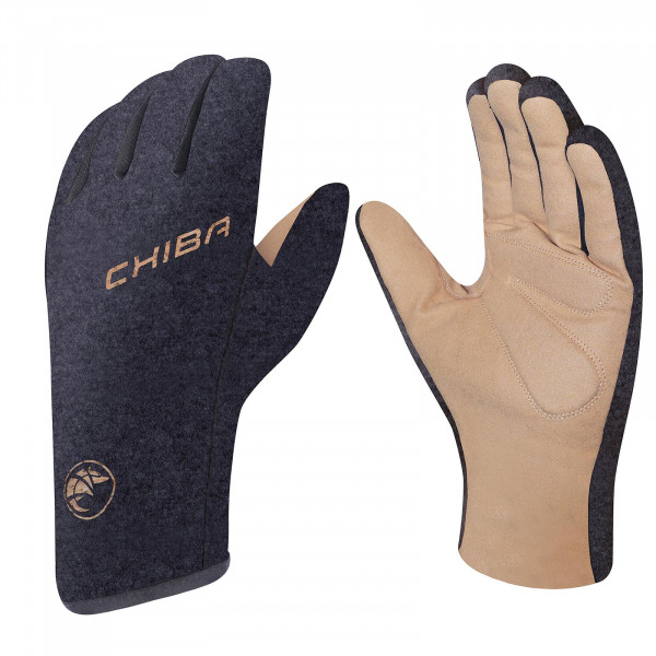 CHIBA Handschuhe Winter All Natural Light schwarz Größen sortiert