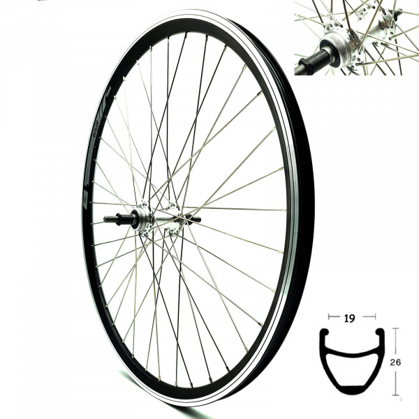 Hinterrad Laufrad 26" Airliner 1 Starr Schrraubkranz schwarz