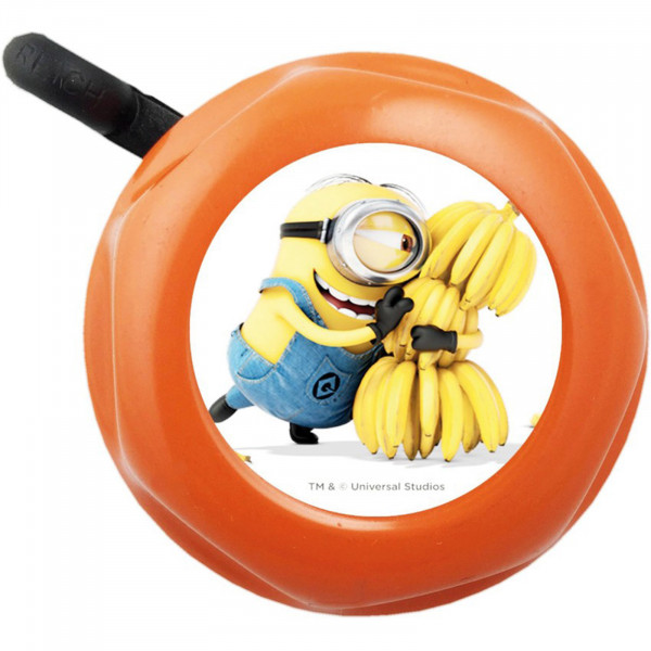 Glocke Minion orange m. Motiv Ø 55mm