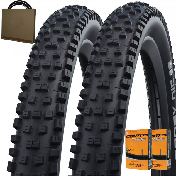 2x Schwalbe Reifen Nobby Nic HS602 Addix DD 29x2.35 | 60-622 faltbar schwarz mit/ohne Schläuche ohne