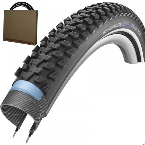 Schwalbe Reifen Marathon Plus MTB HS468 26 - 29 Zoll Unplattbar Reflex