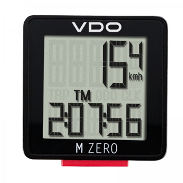 VDO Fahrradcomputer M Zero 5-Funktionen kabelgebunden