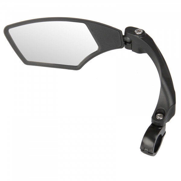 M-Wave Fahrradspiegel SPY SPACE 5-eckig Glas 3-dimensional verstellbar schwarz