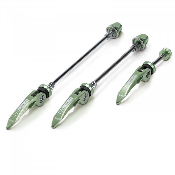 XLC Schnellspann-Set QR-L05 limegreen