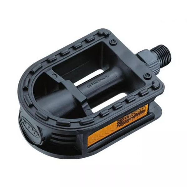 Xerama Kinder Pedale Kunststoff 1/2" schwarz m. Reflektor