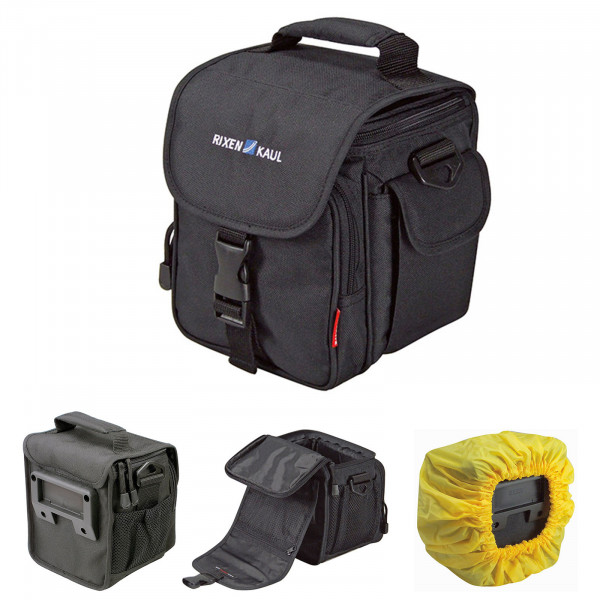 KLICKFIX Lenkertasche Allrounder Mini schwarz 15x18x12 cm o/m Halter