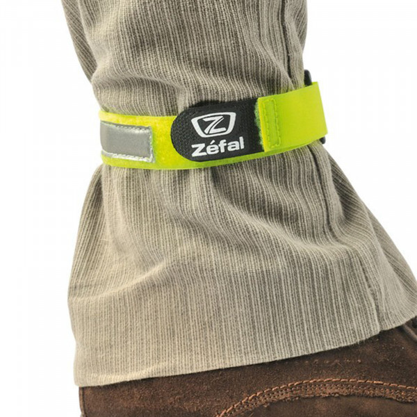 Zefal Hosenband Doowah neon gelb mit Reflexstreifen