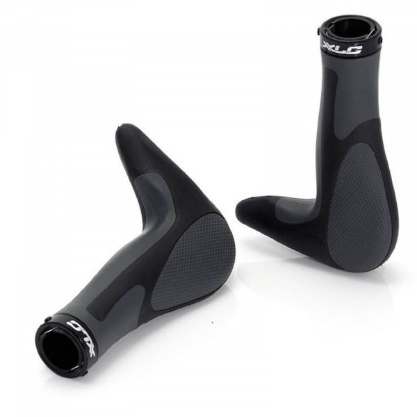 XLC Lenkergriffe Hitch GR-G16 schw./grau m. integr. BarEnds