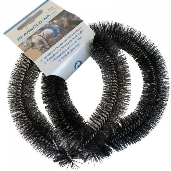 Nabenputzringe 3/5/7-Gang NYLON schwarz Nabendynamo