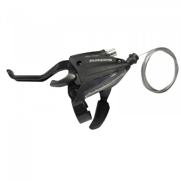 Shimano Schalt-/Bremsgriff-Einheit li. 3-f. 2-Finger V-Brake schw. ST-EF500