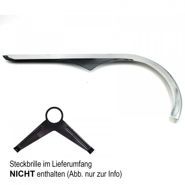 Horn Kettenschutz Catena A08 für Kettenschaltung 48 Zähne silber Alu