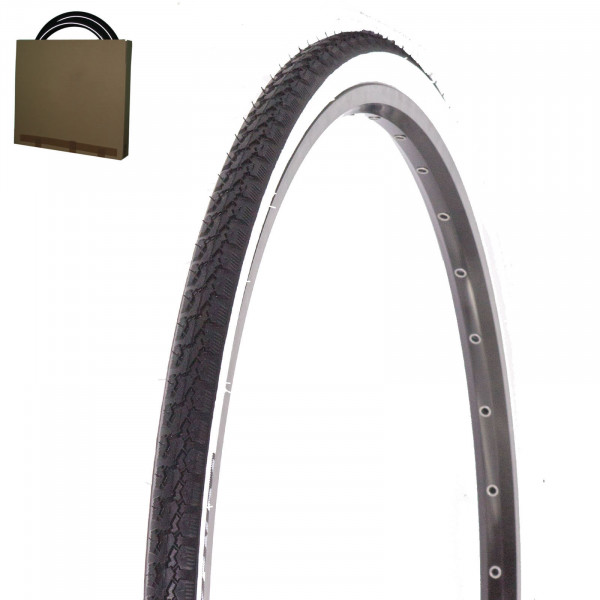 Kenda Fahrradreifen K-146 37-622 | 28x1.40 schwarz/weiß