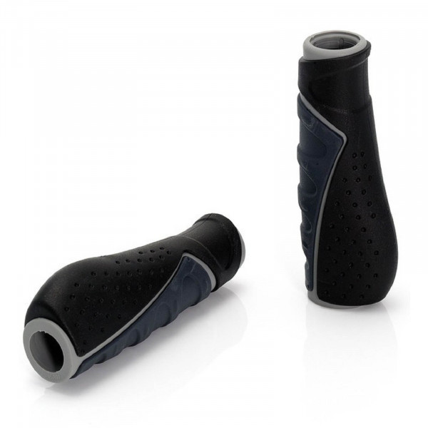 XLC Lenkergriffe GR-G06/Ergo 130mm schwarz/d.grau