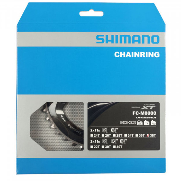 Shimano Kettenblatt 11-fach 38Z (BB) FC-8000 pass. 2x11-fach