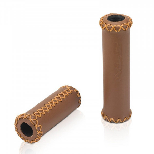 XLC Lenkergriffe Leder GR-G17 128/92mm braun