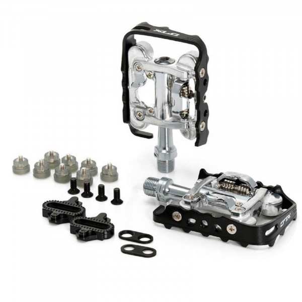 XLC MTB/Trekking-System-Pedal PD-S02 einseitig, schwarz/silber