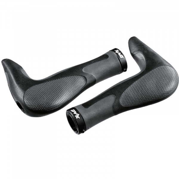 Ergotec Lenkergriffe Ergo AKSB09 138mm Kraton/Gel schwarz/grau