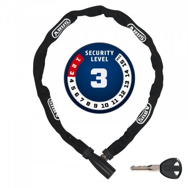 ABUS Kettenschloss 1500 Web/60 schwarz 4x600mm Level3