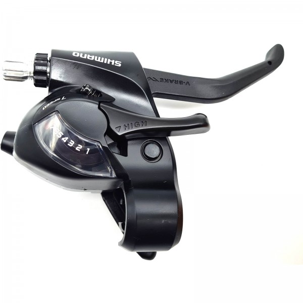 Shimano Schalthebel mit Bremsgriff 3-fach 2-Finger V-Brake schwarz ST-EF41