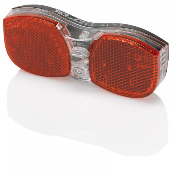 XLC Gepäckträger Batterie LED Rücklicht CL-R20 50/80mm