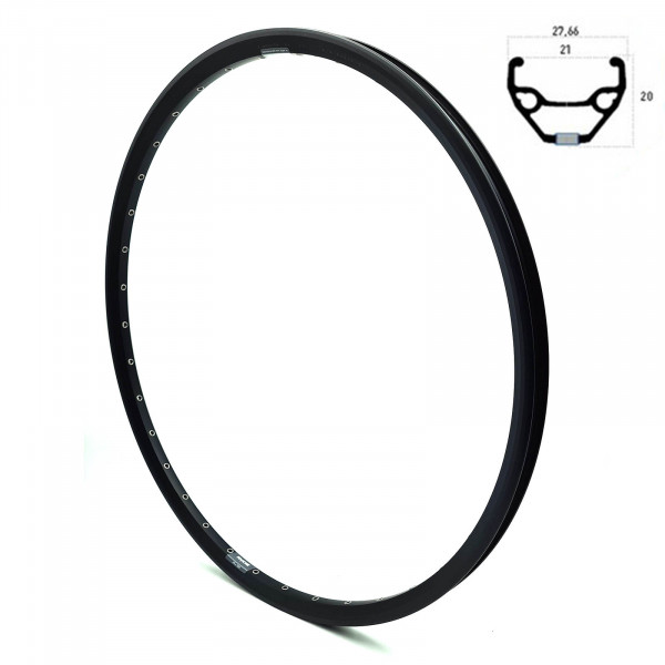 Felge 26" Ryde Taurus 21 DISC schwarz 21-559 36-Loch