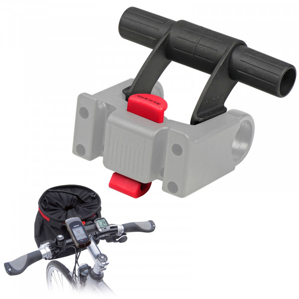 KLICKFIX Zubehörhalter Multi Clip Plus schwarz für Lenkeradapter