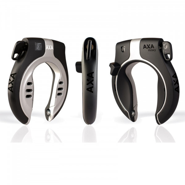 AXA Rahmenschloss Victory Direktmontage Schlüssel nicht abziehbar schwarz/grau