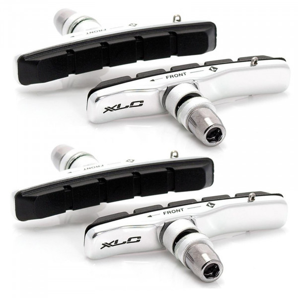 XLC Cartridge Bremsschuhe V-Brake BS-V02 silber 2 PAAR OEM