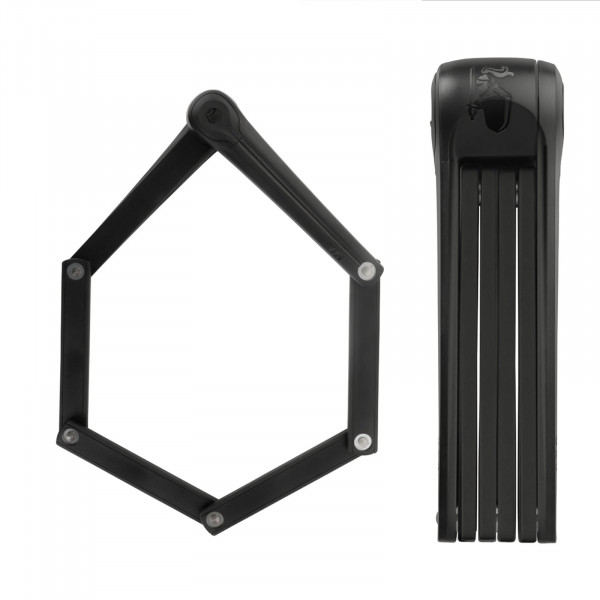 AXA Faltschloss Fold 100 schwarz m. Kastenhalter