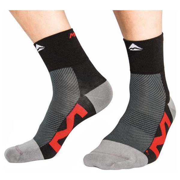 Merida Socken lang mit CoolMax schwarz/rot Gr. S-L