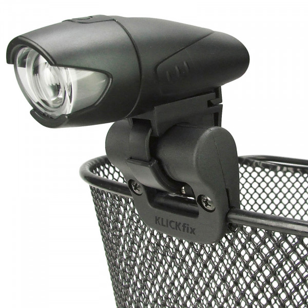 KLICKFIX Zubehörhalter Light Clip schwarz für Körbe