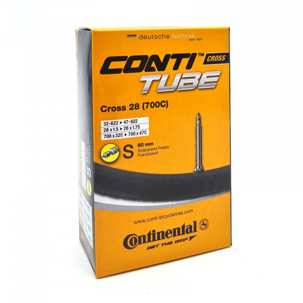 Continental Schlauch 28 Zoll Cross28 Sclaverandventil 60mm extra long 32/47-622