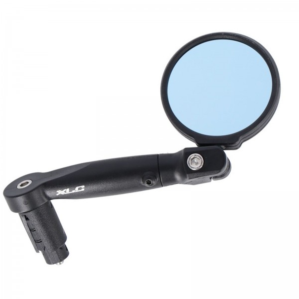XLC Fahrradspiegel MR-K22 rund 62 oder 68mm Innenklemmung schwarz blau getönt