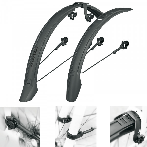 SKS Steckschutzbleche 26-27.5 Zoll Veloflexx 65 Mountain 65mm schwarz