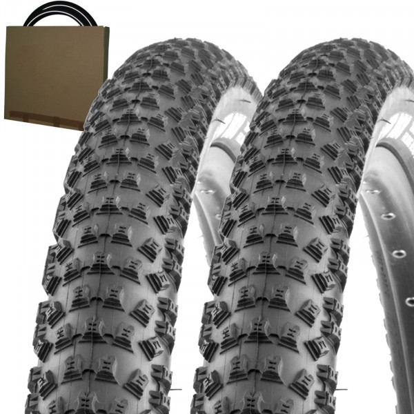 2x Kenda Fahrrad Reifen Slant Six Sport 24x2.60 | 66-507 schwarz