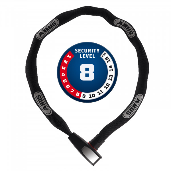 ABUS Kettenschloss Steel-O-Chain 8807K schwarz 7x850mm Level8