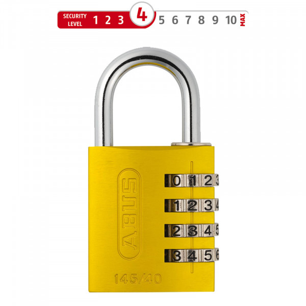 ABUS Vorhängeschloss Zahlen 145 40mm LEVEL 4 versch. Farben