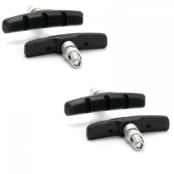 XLC V-Brake Bremsschuhe / Bremsbeläge BS-V01 schwarz, 70 mm, 2 PAAR Fahrrad