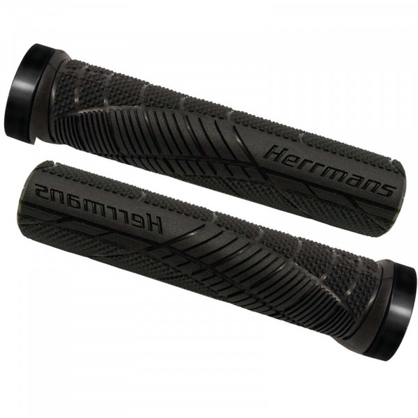 Herrmans Lenkergriffe 130mm Shark Lock schwarz