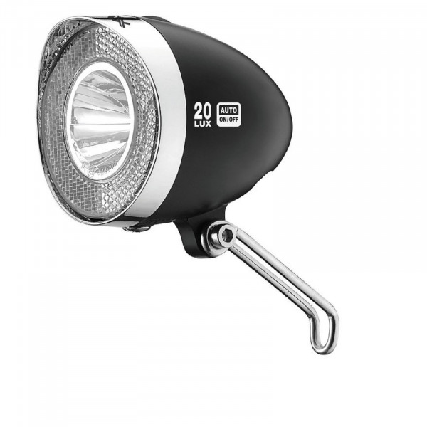 XLC LED Scheinwerfer Nostalgie 20 Lux schwarz m Schalter